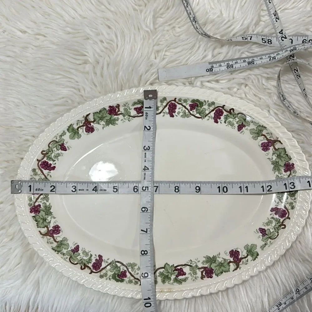 HARKER OLDEST POTTERY BARN ROYAL GADROON VINTAGE PLATES